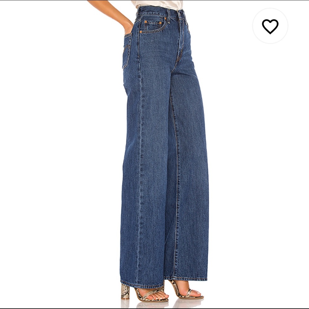 Levi's Ribcage Wide Leg Jean in High Times - Picture 5 of 10